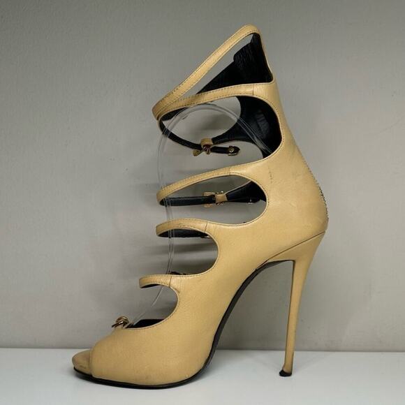 Giuseppe Zanotti | Strappy Gladiator Sandal Heels | Tan | Size 37 EU - Picture 3 of 16